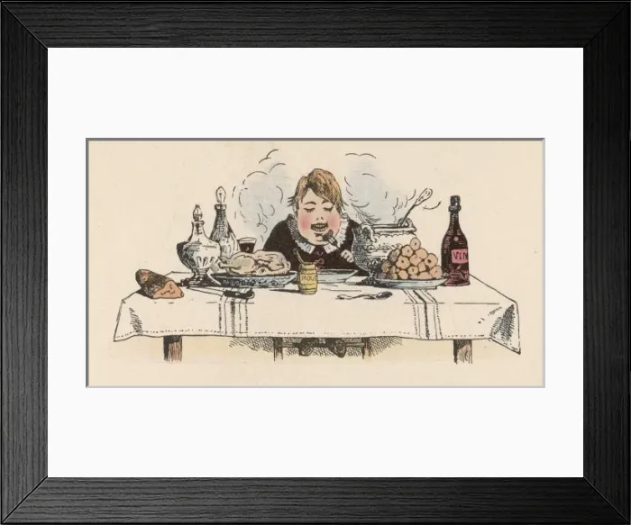 Framed Print : Fat Boy Tucks in 19C Framed Print : Fat Boy Tucks in 19C