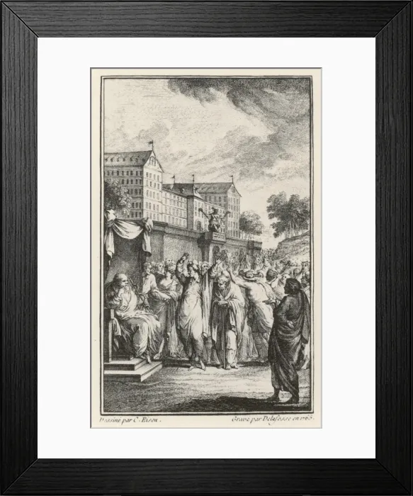 Framed Print : English Madhouse / Mid C18 Framed Print : English Madhouse / Mid C18