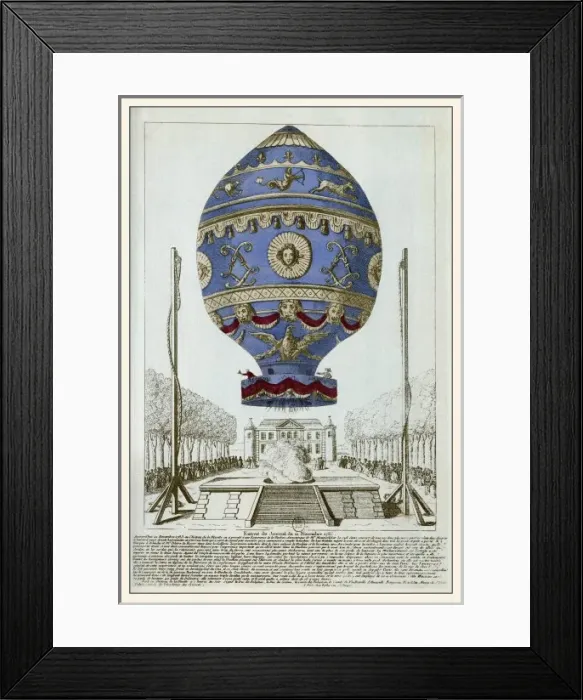 Framed Print : Montgolfier / Manned Framed Print : Montgolfier / Manned