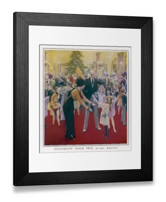 Framed Print : Children / Savoy Party Framed Print : Children / Savoy Party