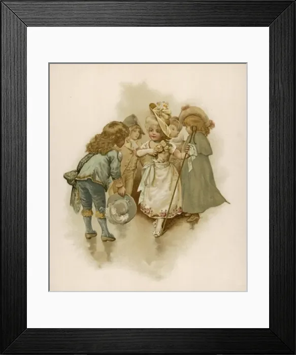 Framed Print : Children / Party 1891 Framed Print : Children / Party 1891