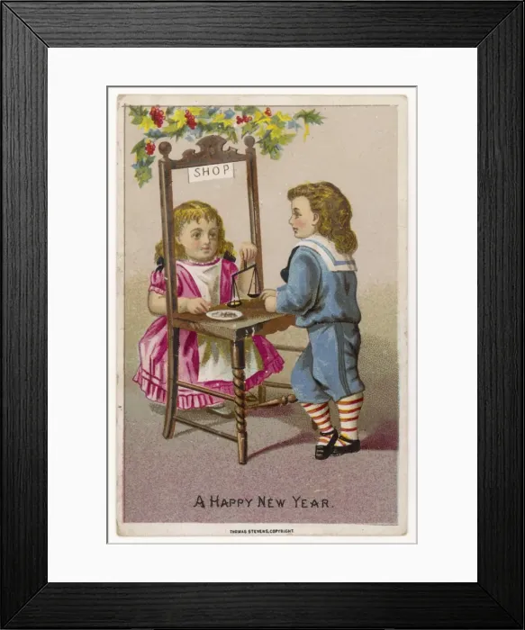 Framed Print : Weighing / Playing Shops Framed Print : Weighing / Playing Shops