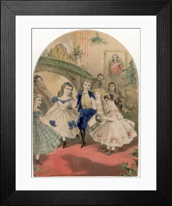Framed Print : CHILDRENs PARTY C1855 Framed Print : CHILDRENs PARTY C1855