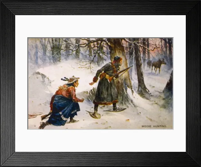 Framed Print : Canadian Elk Hunters Framed Print : Canadian Elk Hunters