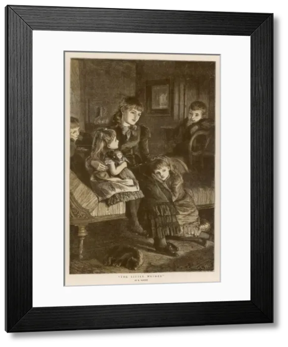 Framed Print : Children / Fireside Story Framed Print : Children / Fireside Story