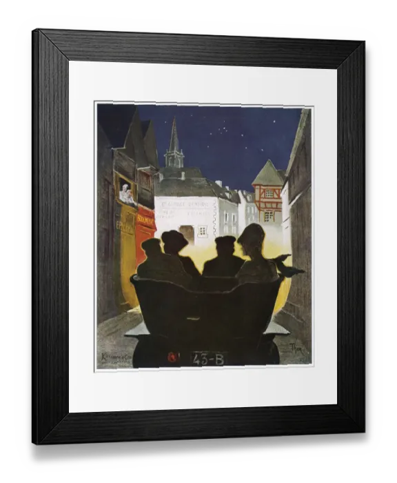 Framed Print : Driving at Night Framed Print : Driving at Night