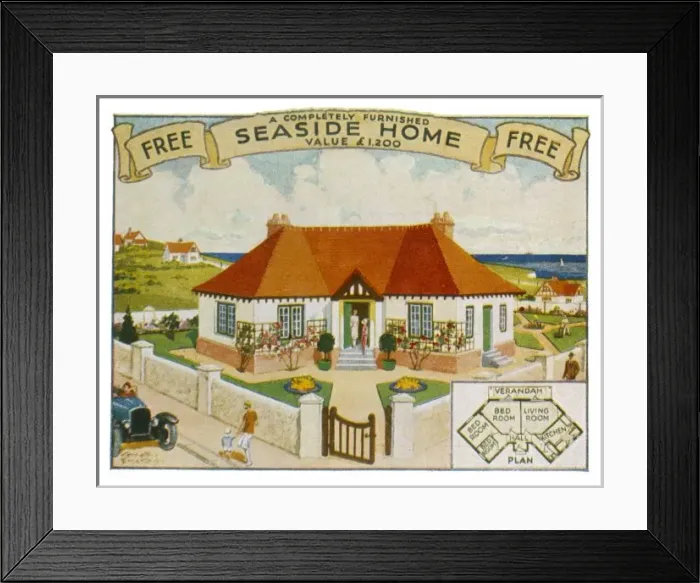 Framed Print : Seaside Bungalow Framed Print : Seaside Bungalow