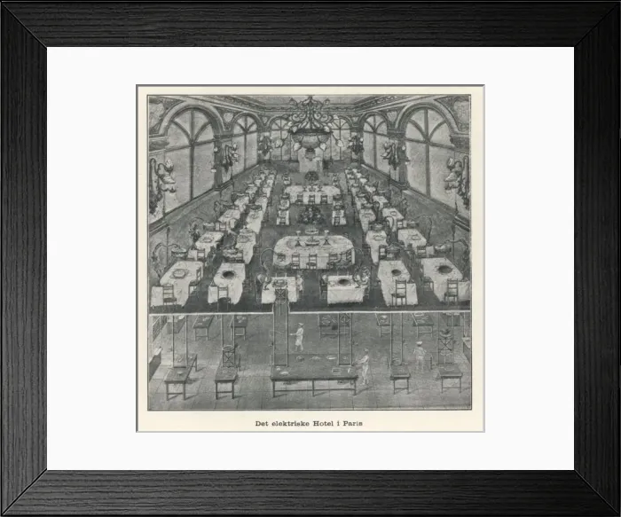 Framed Print : Electric Restaurant Framed Print : Electric Restaurant