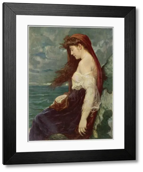 Framed Print : Female / Melancholy 1907 Framed Print : Female / Melancholy 1907