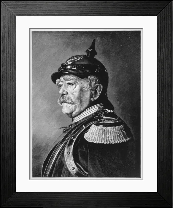Framed Print : Bismarck / Moderne Kunst Framed Print : Bismarck / Moderne Kunst