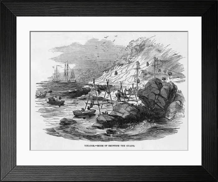 Framed Print : Shipping Guano / Africa Framed Print : Shipping Guano / Africa