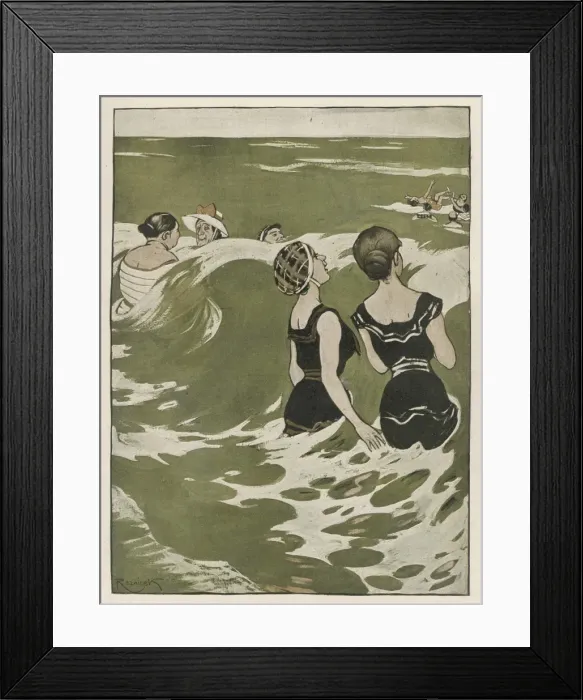 Framed Print : Ladies Bathing Framed Print : Ladies Bathing