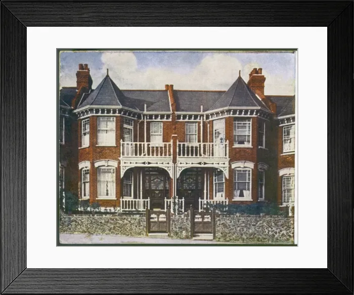 Framed Print : Surburban Semi Framed Print : Surburban Semi