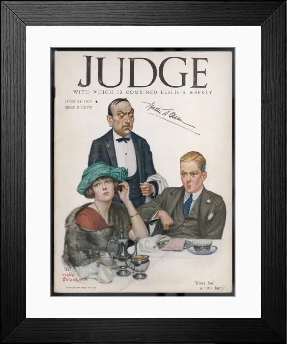 Framed Print : Chap Facing Bill 1922 Framed Print : Chap Facing Bill 1922