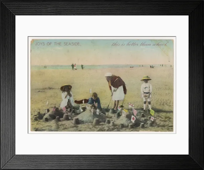 Framed Print : Group of Sandcastles Framed Print : Group of Sandcastles