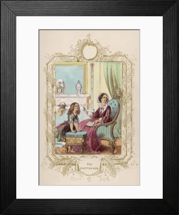 Framed Print : Mother / Chatterbox Dtr Framed Print : Mother / Chatterbox Dtr