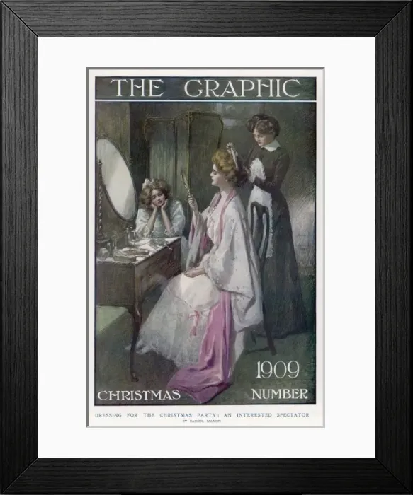 Framed Print : Mother Dressing / Daughter Framed Print : Mother Dressing / Daughter