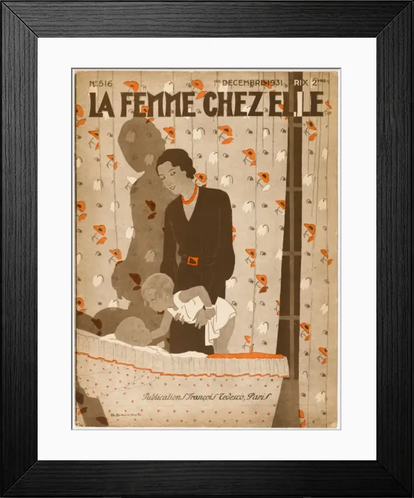 Framed Print : BABYs BEDTIME 1931 Framed Print : BABYs BEDTIME 1931