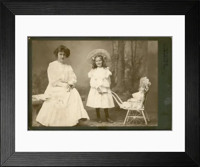 Framed Print : Mother / Daughter / Doll Framed Print : Mother / Daughter / Doll