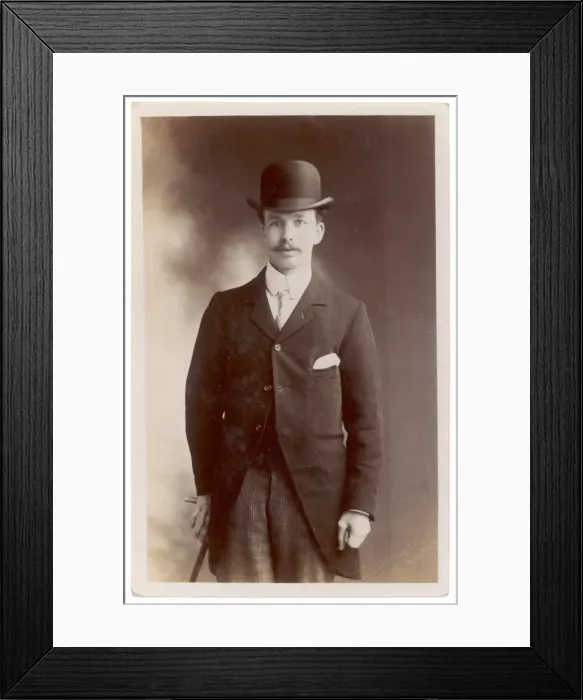 Framed Print : Male Type / Coat / Bowler Framed Print : Male Type / Coat / Bowler
