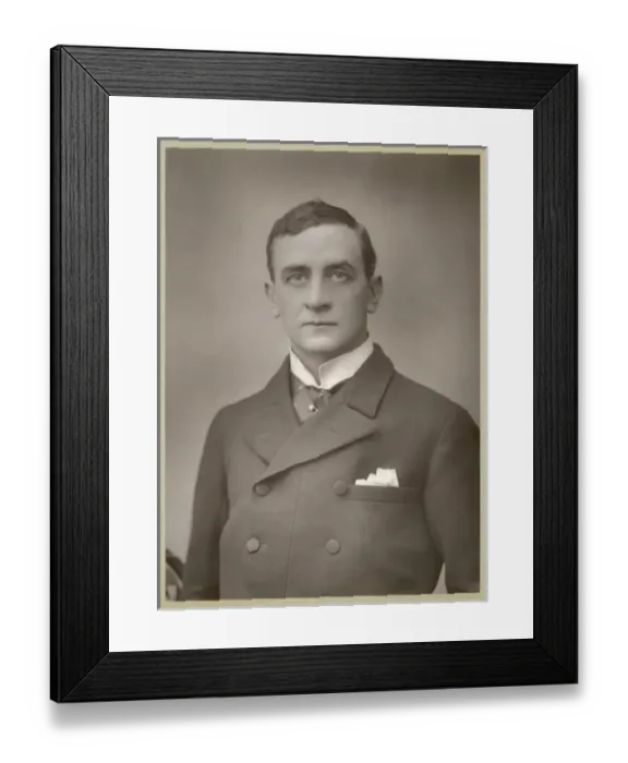 Framed Print : Male Type / John Hare 1890 Framed Print : Male Type / John Hare 1890