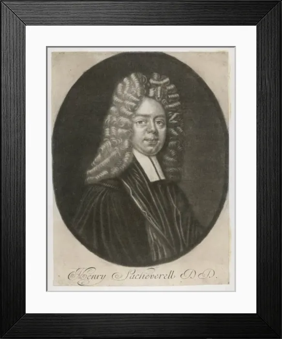 Framed Print : Dr Henry Sacheverel Framed Print : Dr Henry Sacheverel