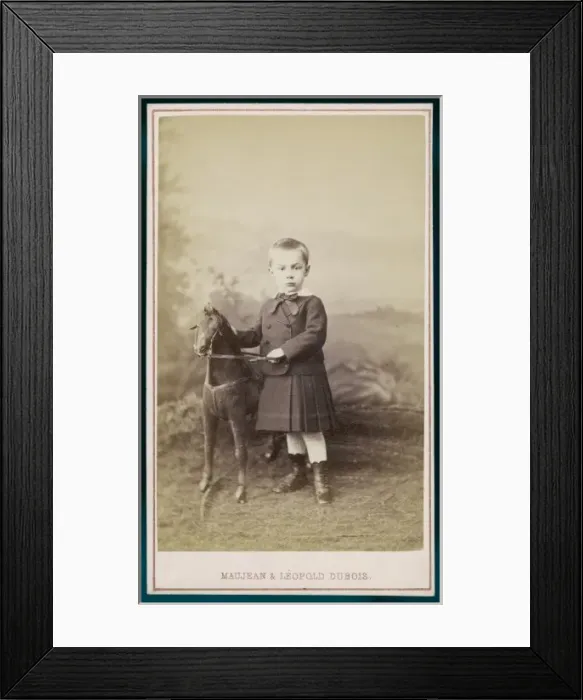 Framed Print : Maurice on Rocking Horse Framed Print : Maurice on Rocking Horse