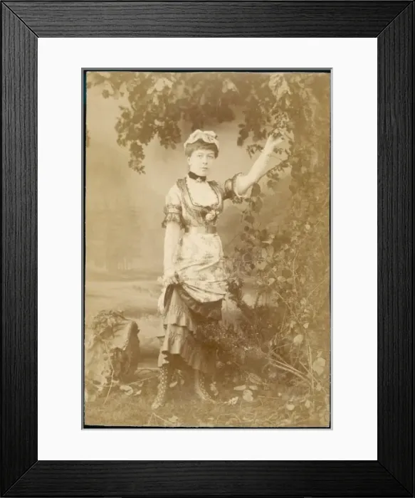 Framed Print : Female Type / Actress? 19C Framed Print : Female Type / Actress? 19C