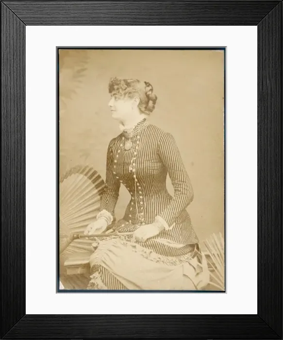 Framed Print : Female Type / Parasol 19C Framed Print : Female Type / Parasol 19C