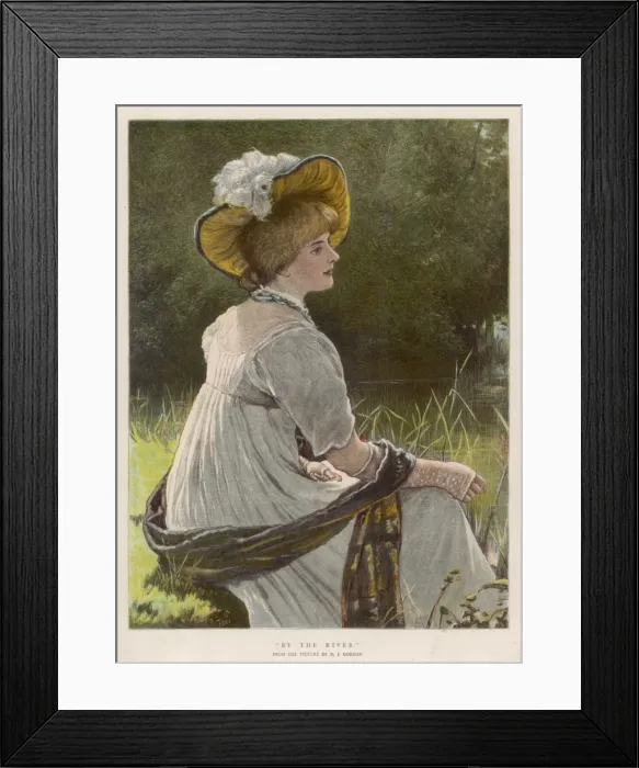 Framed Print : Female Type by River Framed Print : Female Type by River