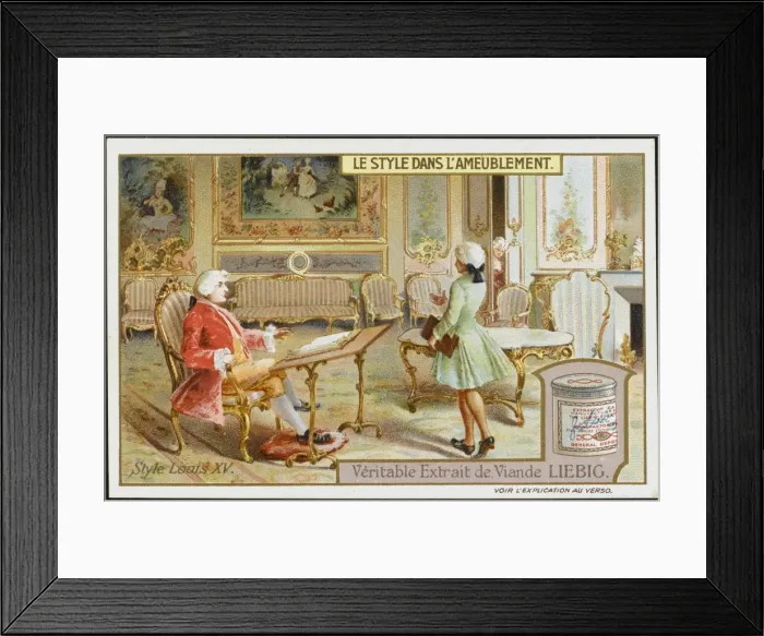 Framed Print : Louis XV Style Room Framed Print : Louis XV Style Room