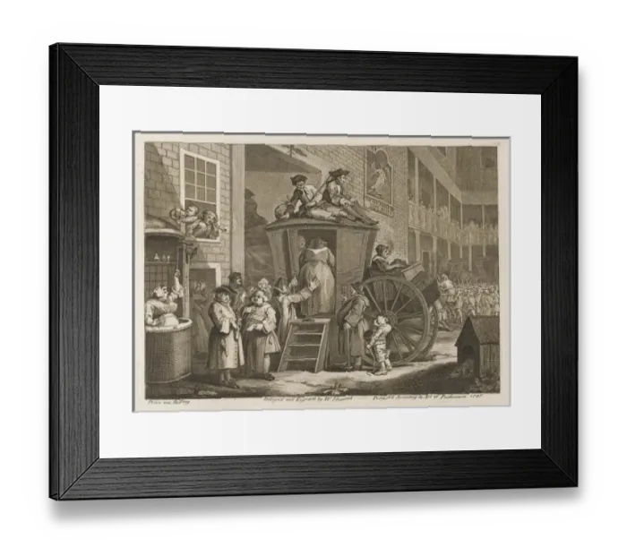 Framed Print : Country Inn Yard (Mono) Framed Print : Country Inn Yard (Mono)
