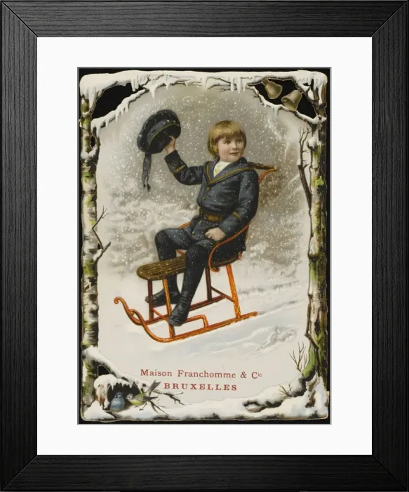 Framed Print : Sailor Suit / Franchomme Framed Print : Sailor Suit / Franchomme