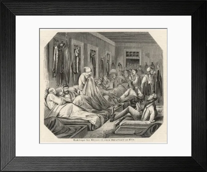 Framed Print : Overcrowded Hotel Framed Print : Overcrowded Hotel