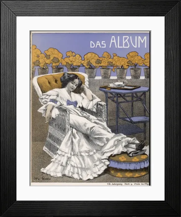 Framed Print : Female Type / Cig & Cuppa Framed Print : Female Type / Cig & Cuppa