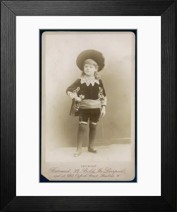 Framed Print : Fauntleroy Costume Photo Framed Print : Fauntleroy Costume Photo