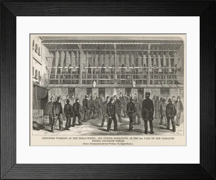 Framed Print : Treadmill / Coldbath Field Framed Print : Treadmill / Coldbath Field