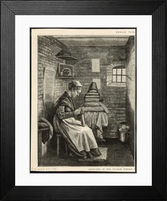 Framed Print : Fulham Female Prison Framed Print : Fulham Female Prison
