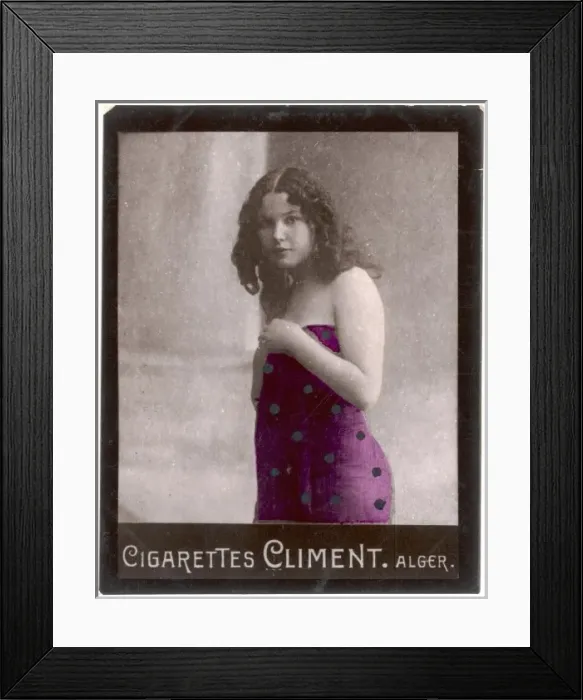 Framed Print : Female Type / Pink Dress Framed Print : Female Type / Pink Dress
