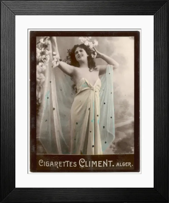Framed Print : Female Type / Arms up 1909 Framed Print : Female Type / Arms up 1909