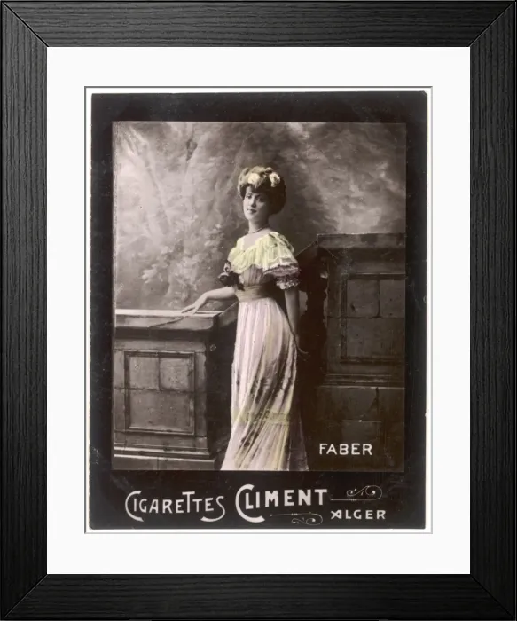 Framed Print : Female Type / Demure 1910 Framed Print : Female Type / Demure 1910