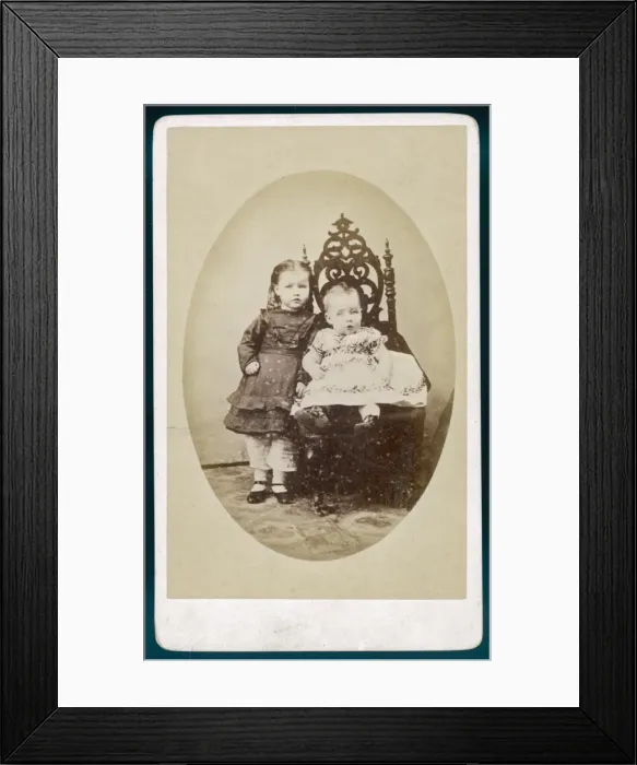 Framed Print : Children / Photo / 1870S Framed Print : Children / Photo / 1870S