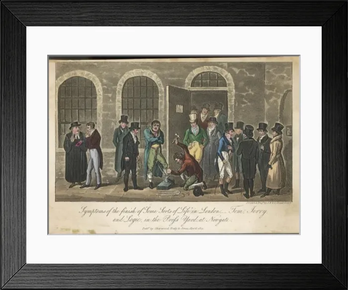Framed Print : Newgate Prison / Press Framed Print : Newgate Prison / Press