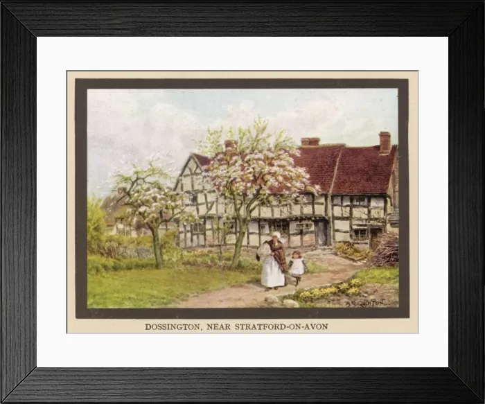 Framed Print : Social / Country Cottage Framed Print : Social / Country Cottage
