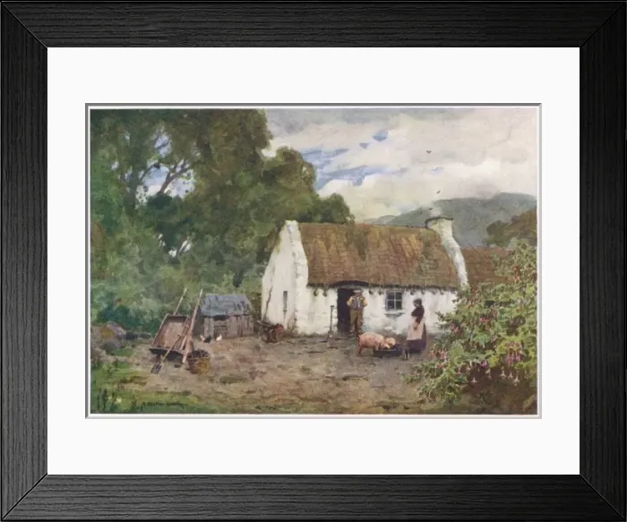 Framed Print : Cottage in Co. Donegal Framed Print : Cottage in Co. Donegal