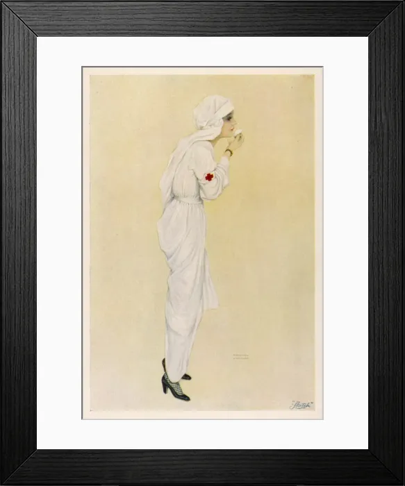 Framed Print : Little Nurse / Kirchner Framed Print : Little Nurse / Kirchner