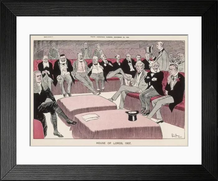 Framed Print : House of Lords / 1907 Framed Print : House of Lords / 1907
