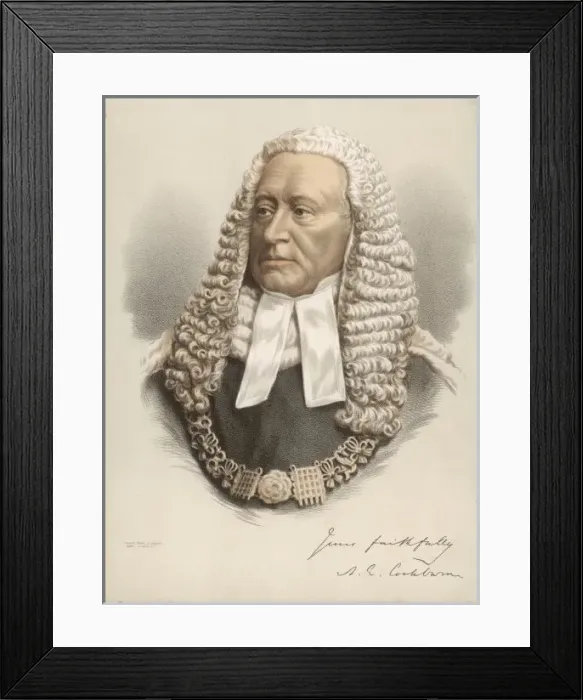 Framed Print : Alexander Cockburn / Anon Framed Print : Alexander Cockburn / Anon