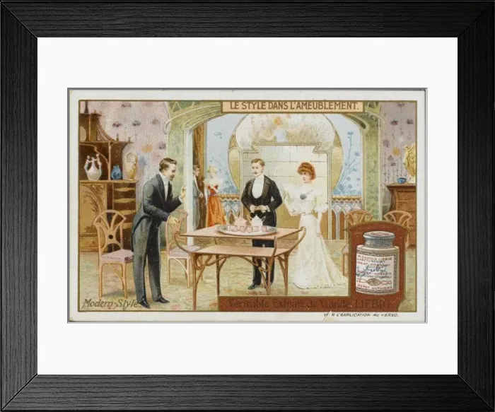 Framed Print : French Modern Interior Framed Print : French Modern Interior
