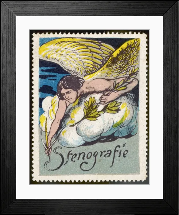 Framed Print : Stenography from Above Framed Print : Stenography from Above